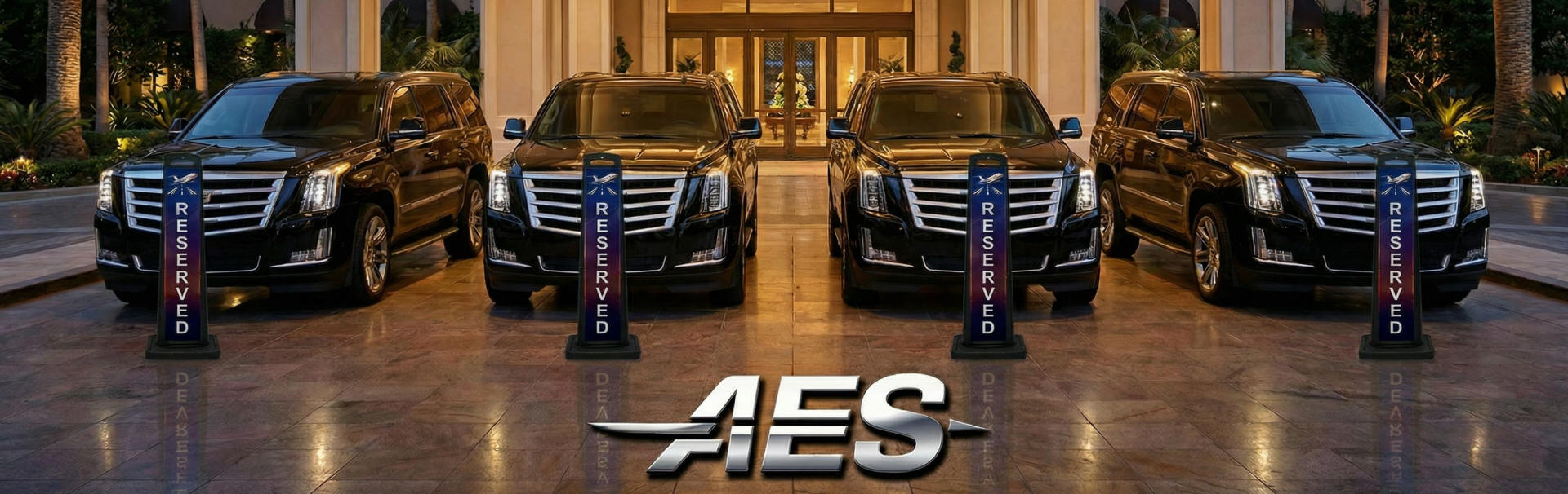 Portable Vertical Signs for Executive Airports